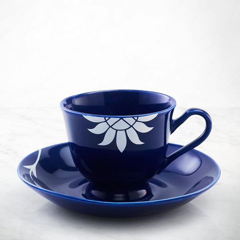 Hindol Bone China Gift Set for Four with Darjeeling 2nd Flush Tea and Accessories