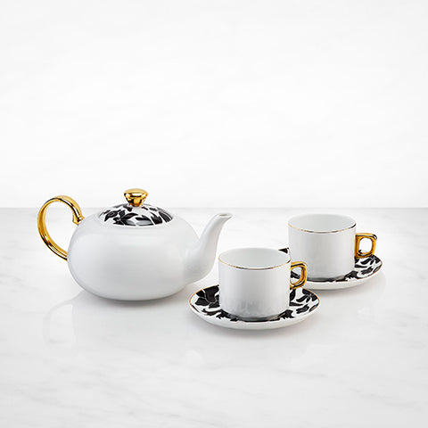Bahar 24K Gold Plated Teapot Gift Box