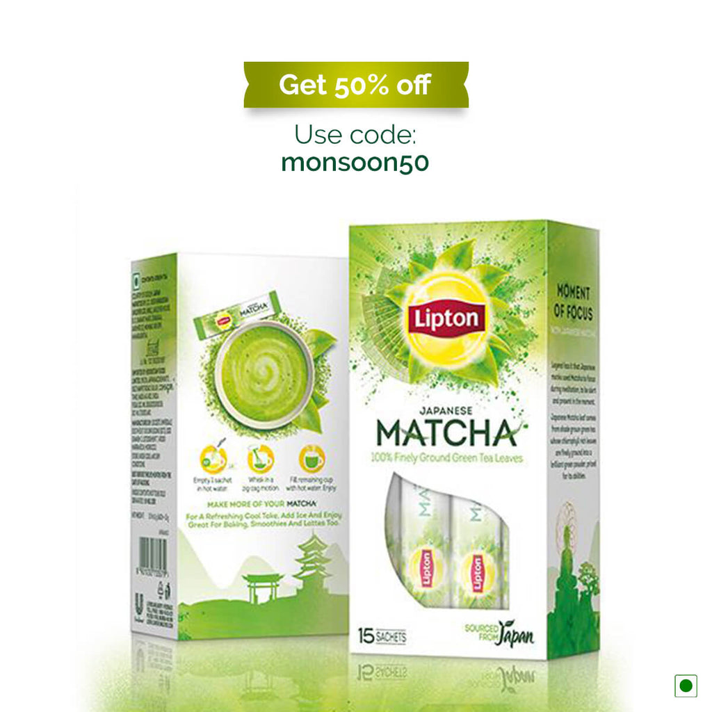 Lipton Japanese Matcha green tea, 15 Sticks