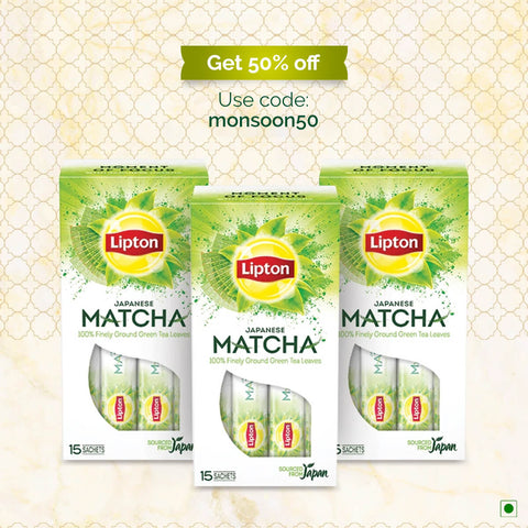 Lipton Japanese Matcha Green Tea - Pack of 3